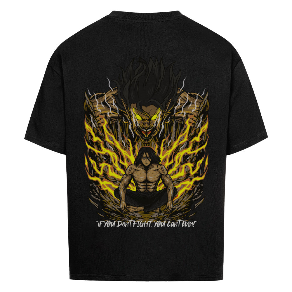 "EREN YAEGER x FIGHT" - Oversized Shirt !SALE!