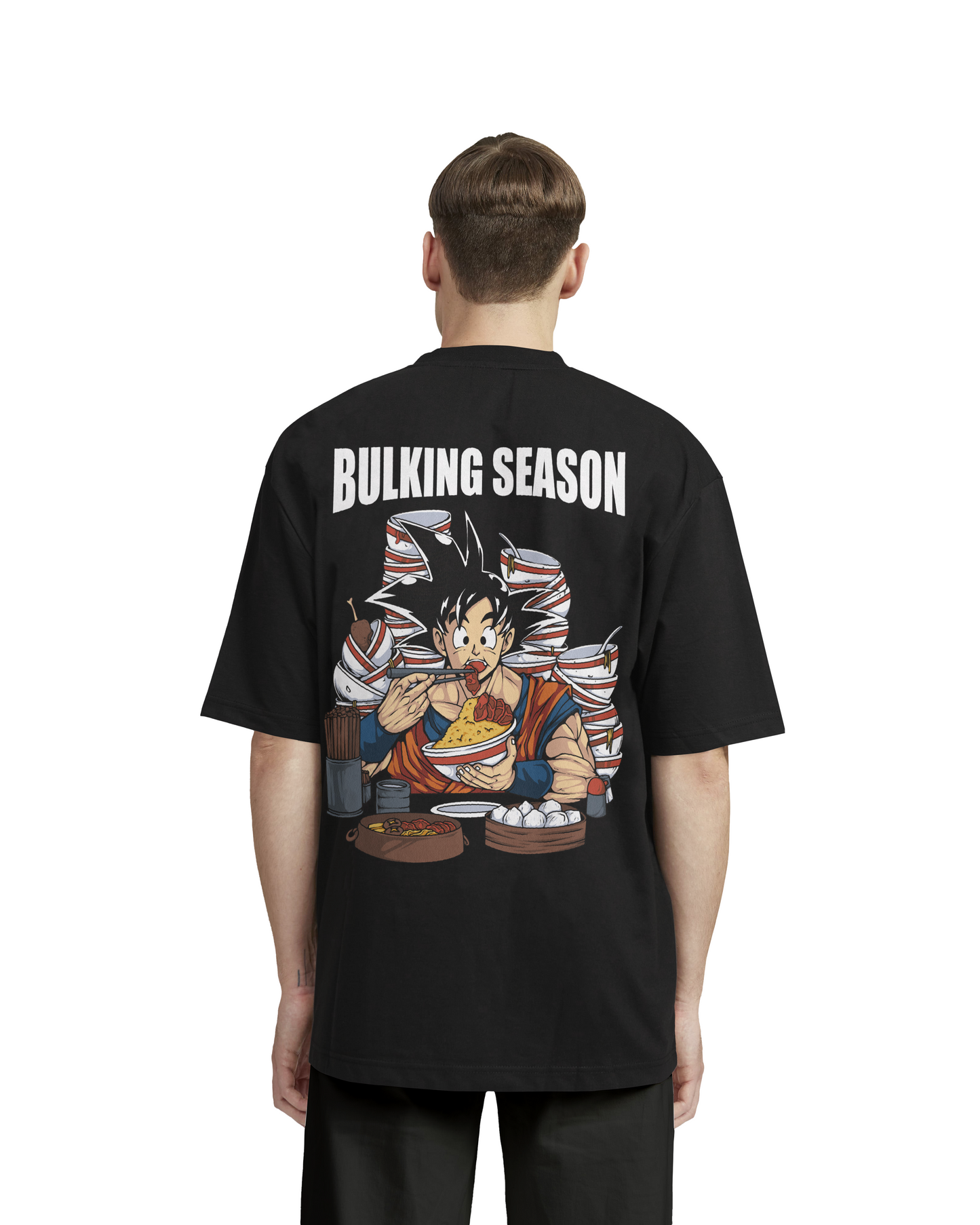 "SON GOKU x BULKING SEASON" - Oversized Shirt