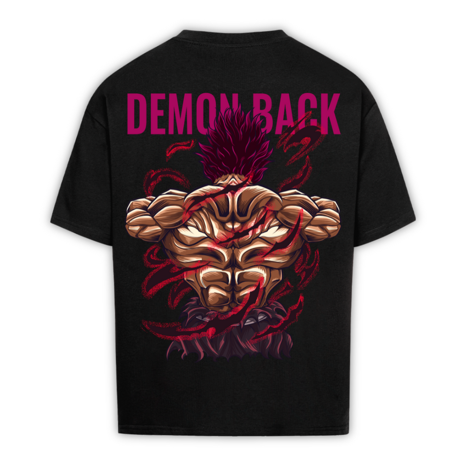 "YUJIRO HANMA x DEMON BACK" - Oversized Shirt