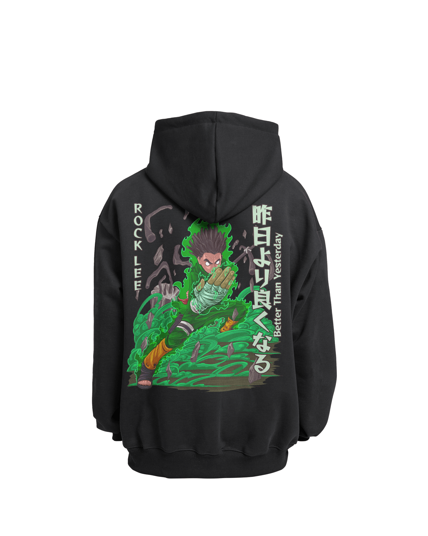 "ROCK LEE x BETTER THAN YESTERDAY" - Oversized Hoodie !SALE!